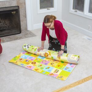 Shock-absorbing Double Sided Play Mat - Cabo Baby Rentals
